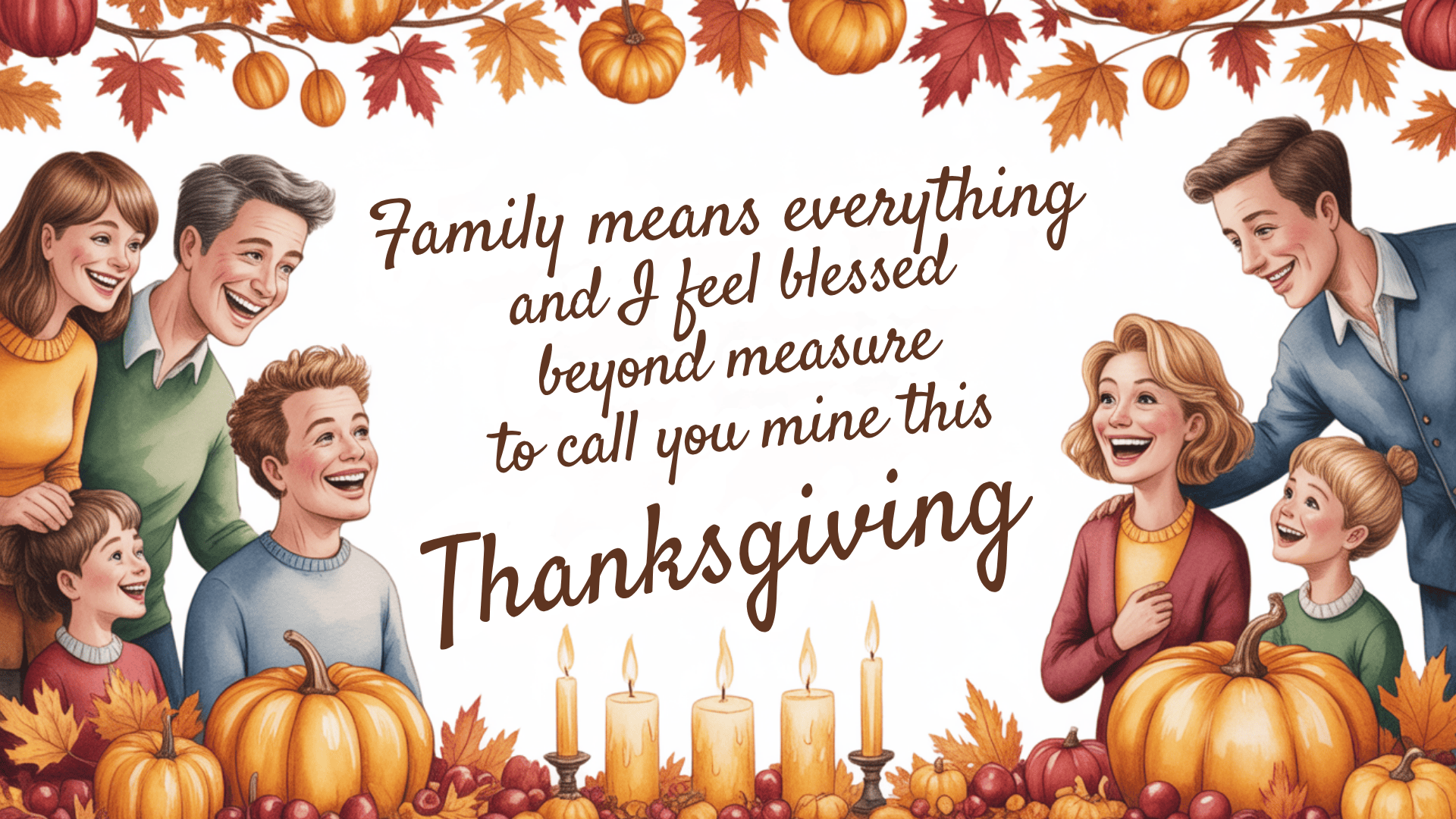 Warm Thanksgiving Messages for Family