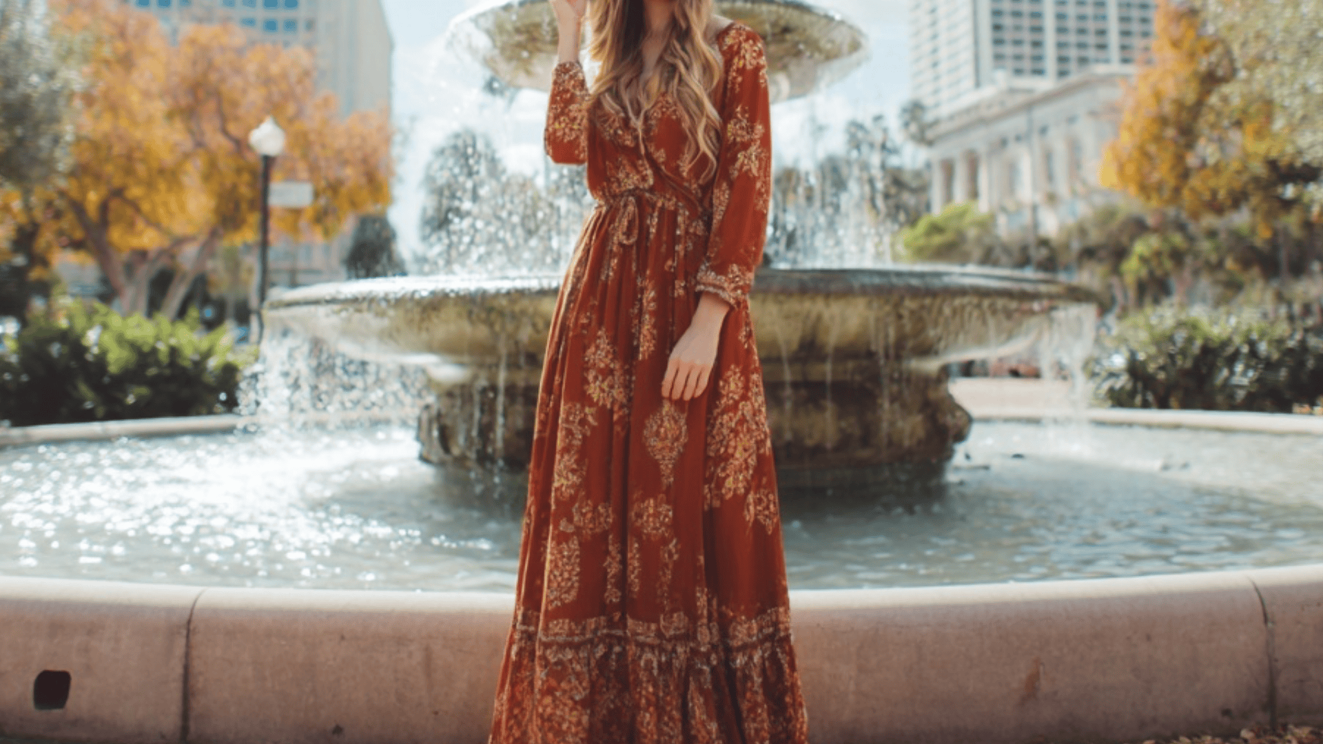 boho maxi dress