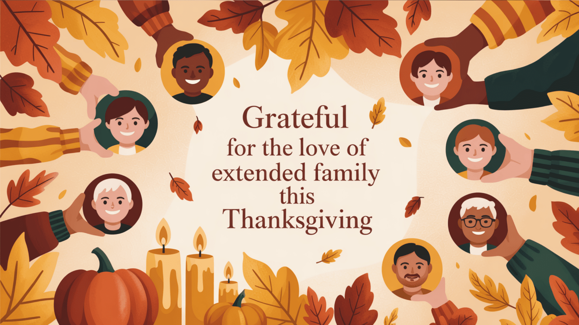 Thanksgiving Messages for Extended Family
