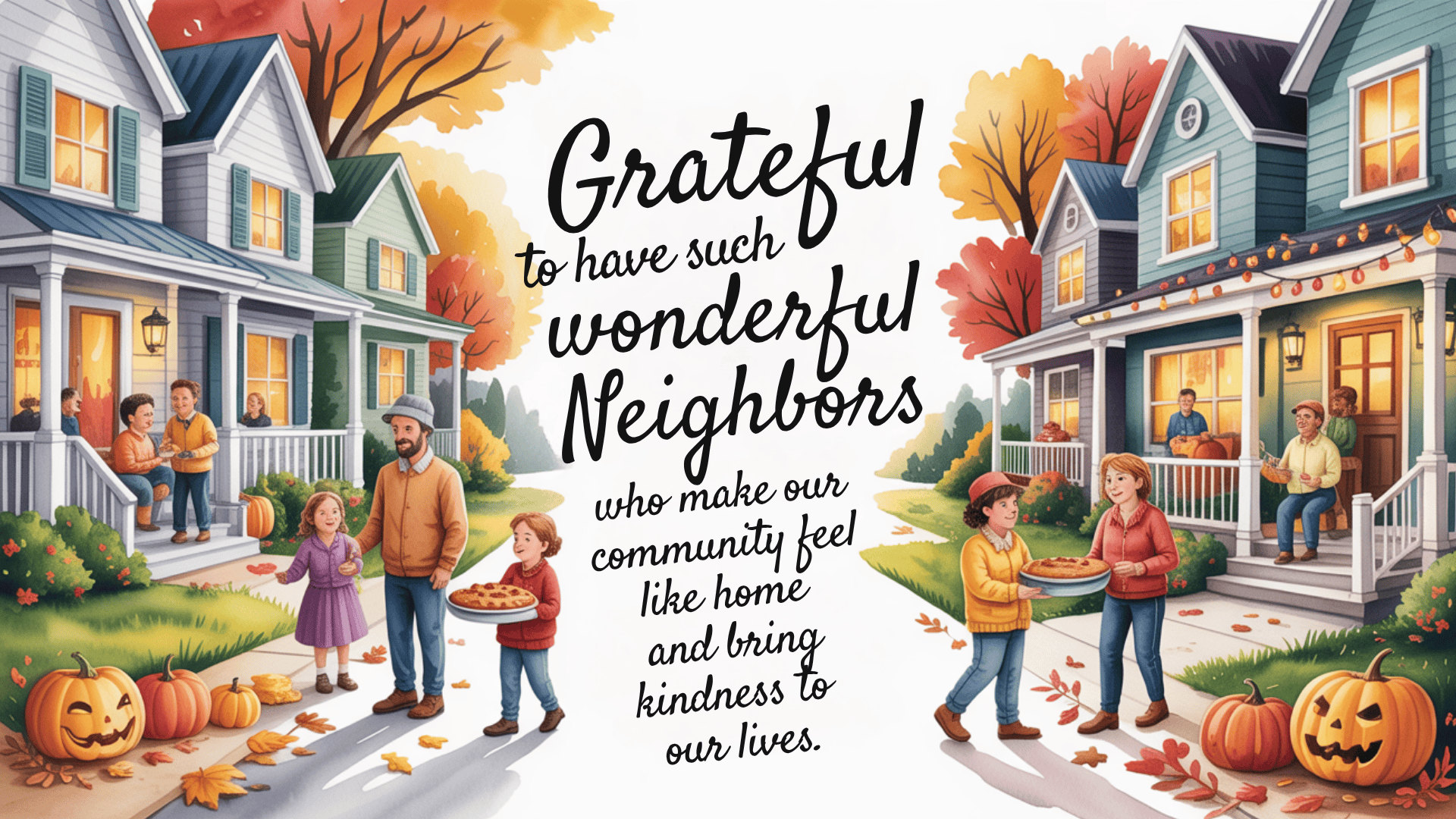 Thanksgiving Messages for Neighbors
