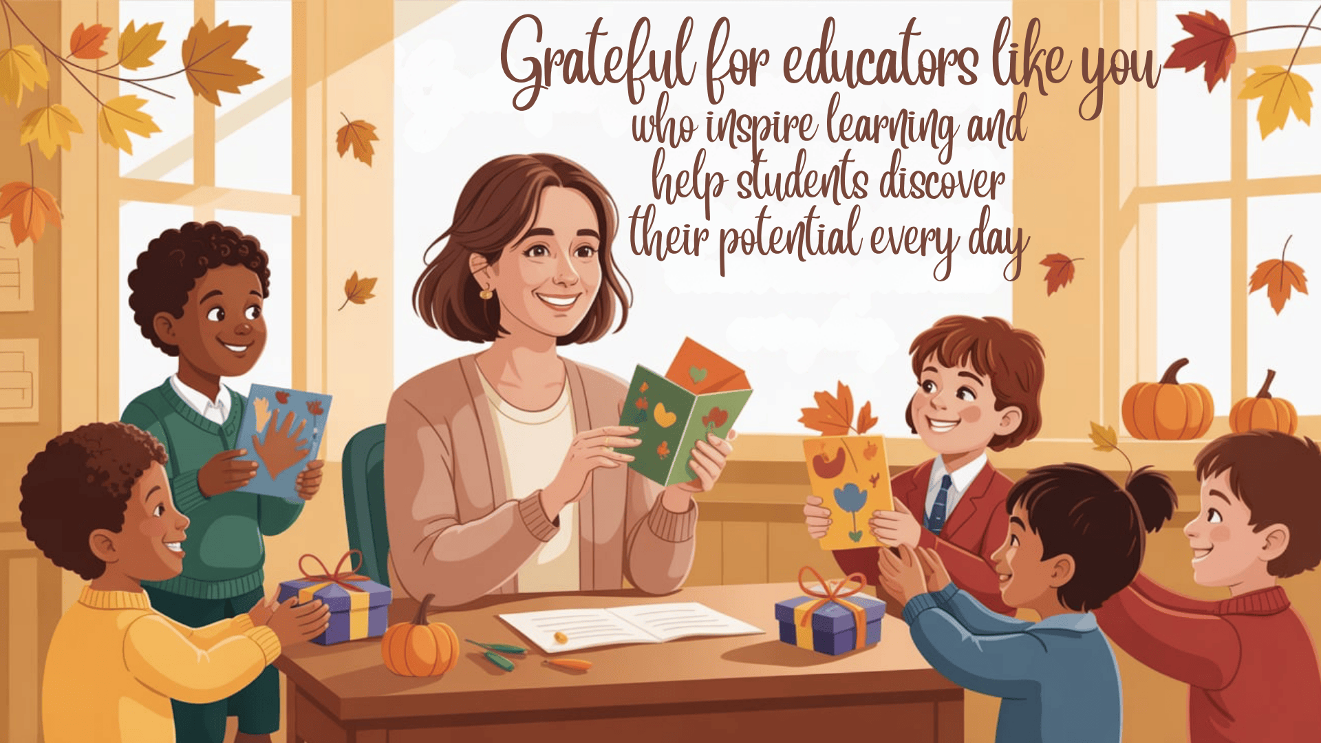 Thanksgiving Messages for Teachers and Mentors
