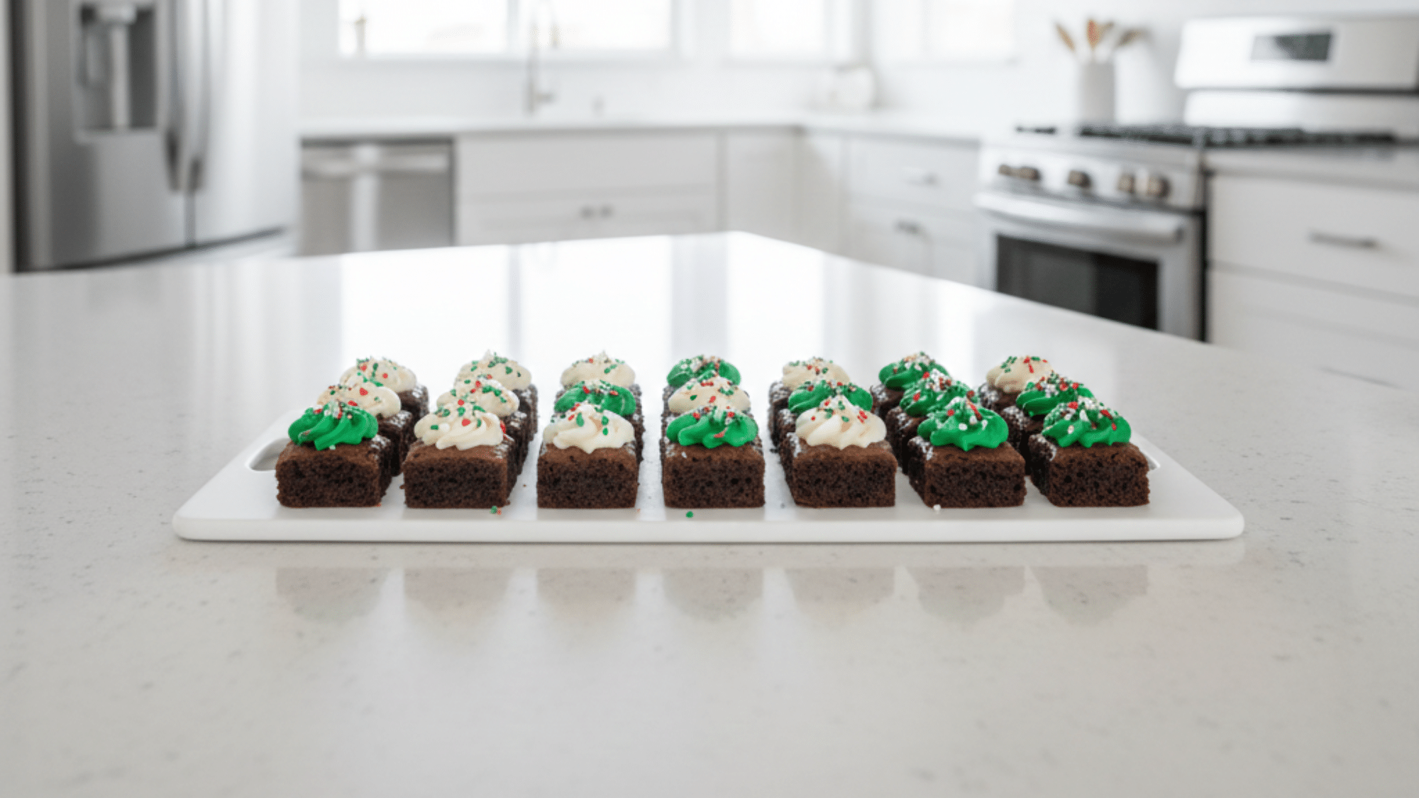 Christmas Brownie Bites