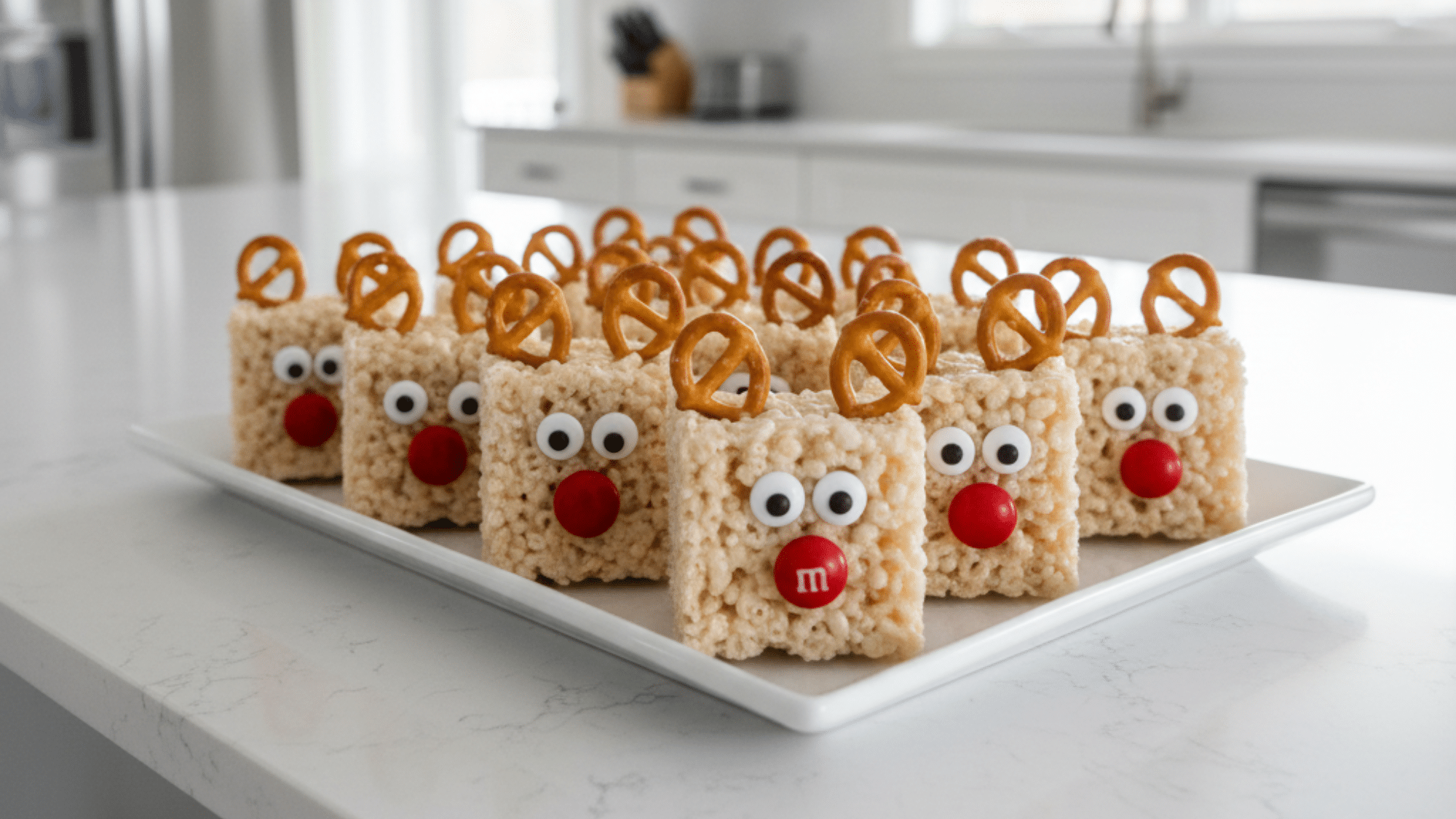 Reindeer Rice Krispie Treats