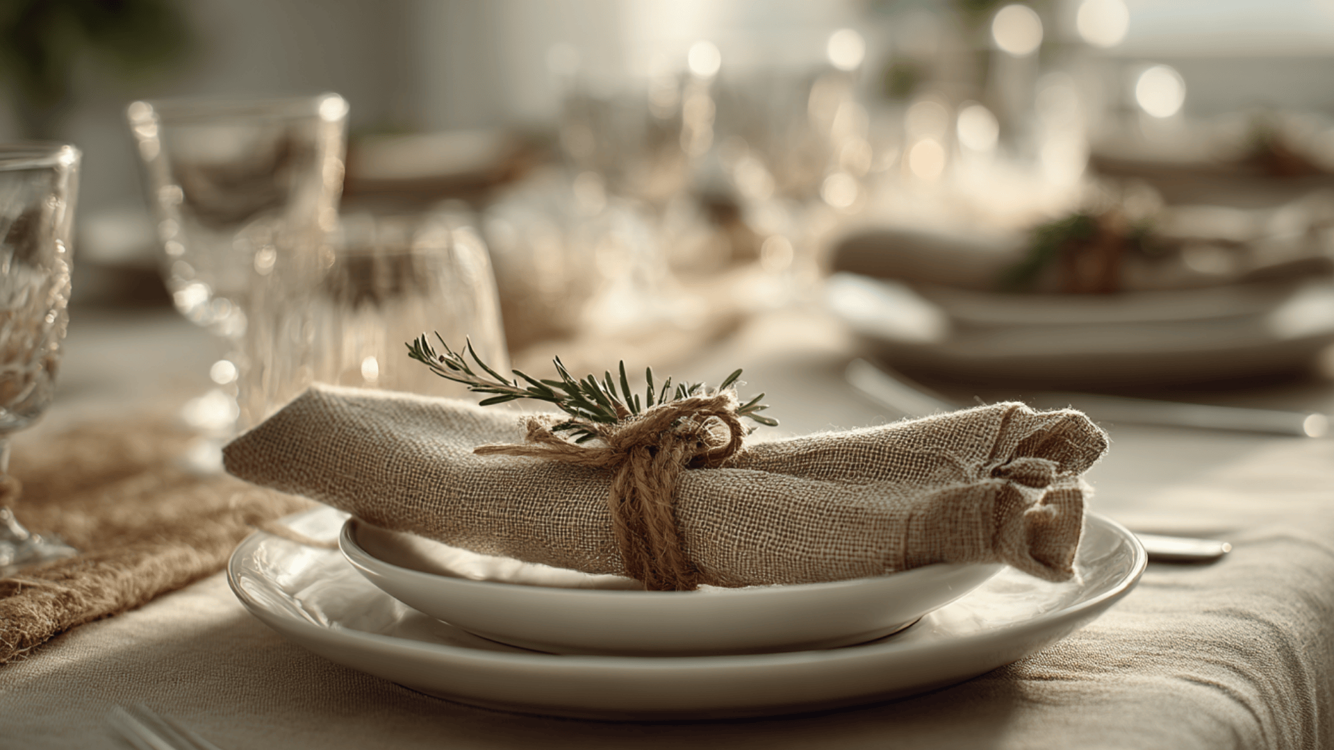 Keep the Table Setting Minimal