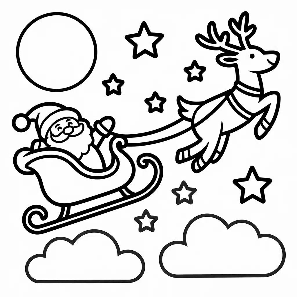 Reindeer Flying