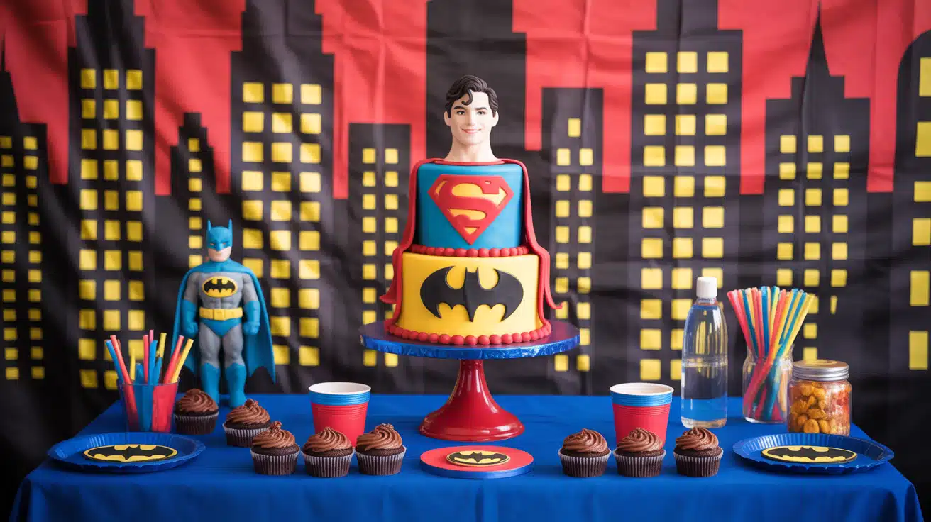 super hero themed partry