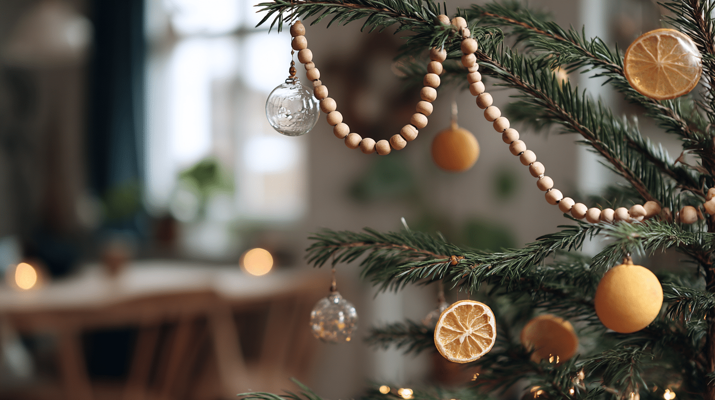 Try Simple, Natural Ornaments