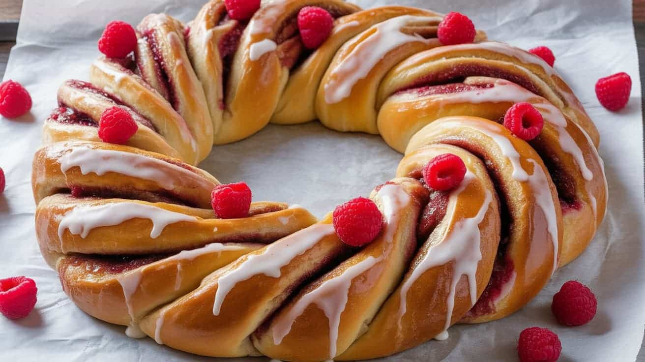 Cinnamon Roll Wreath