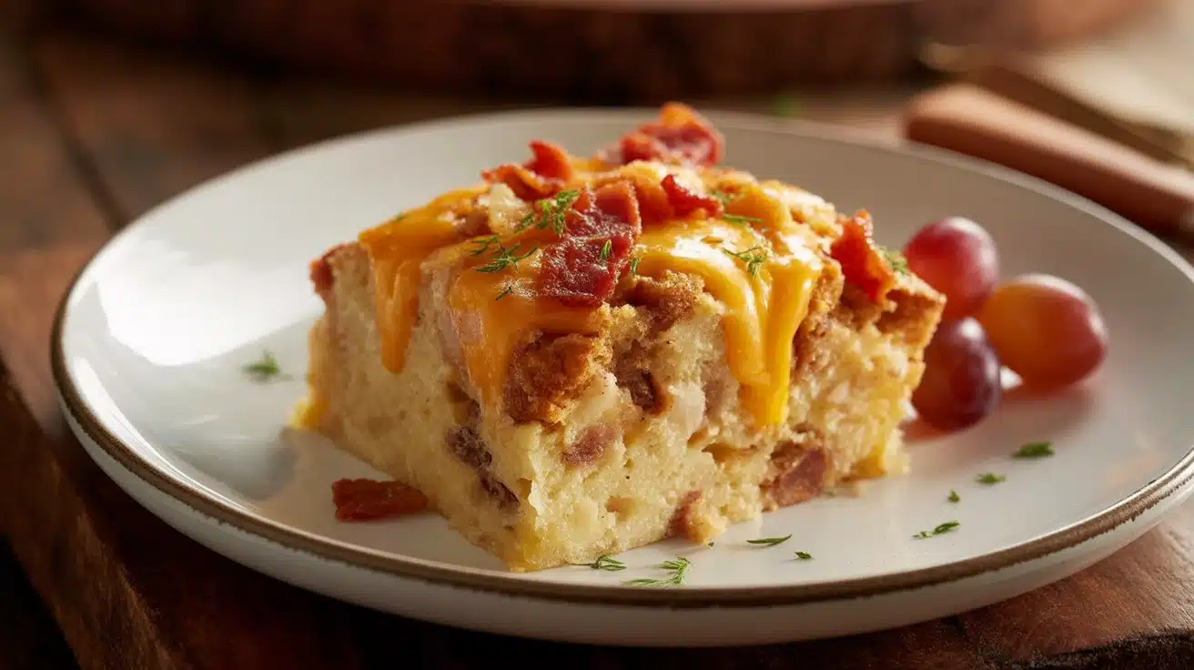 maple baccon breakfast bake