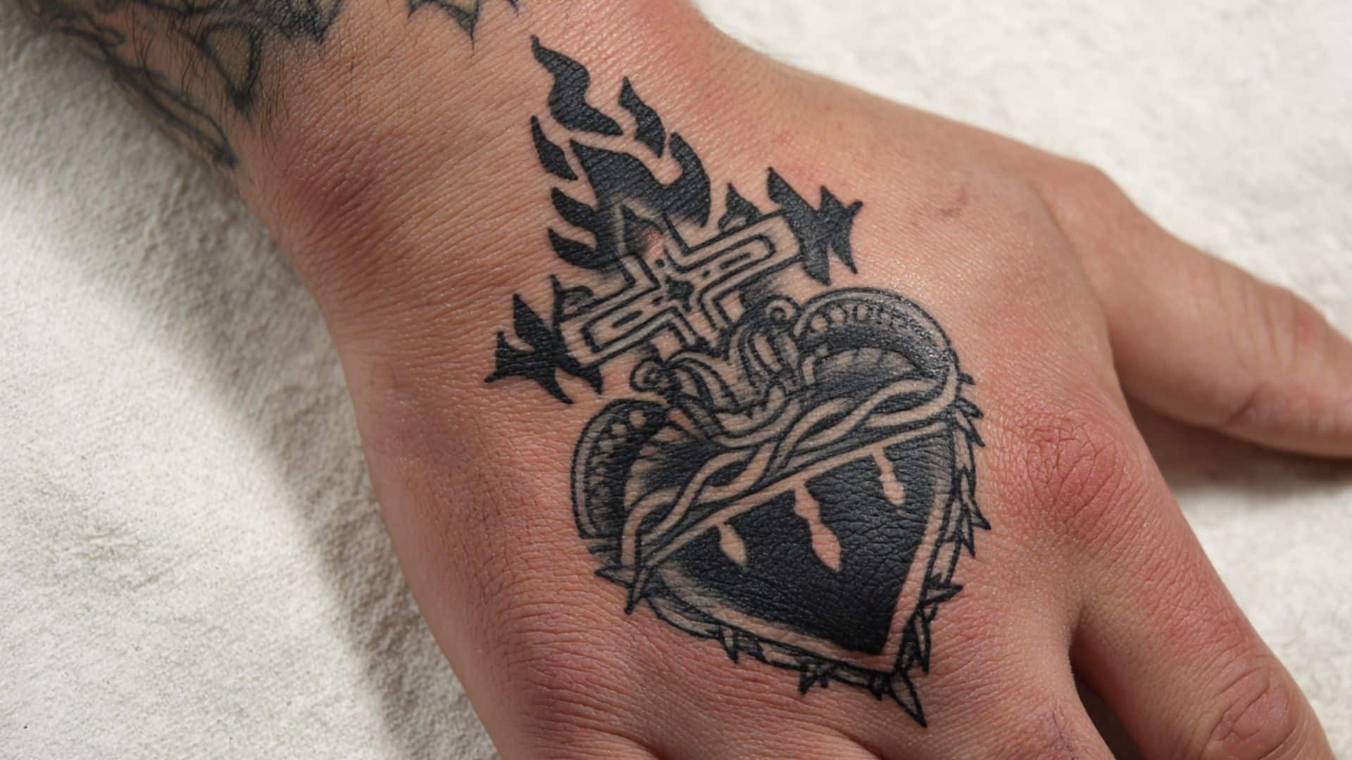 sacred heart tattoo history